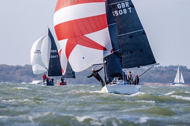 Hamble Winter Series 2025 Race Week 7 - photo © Martin Allen Photography