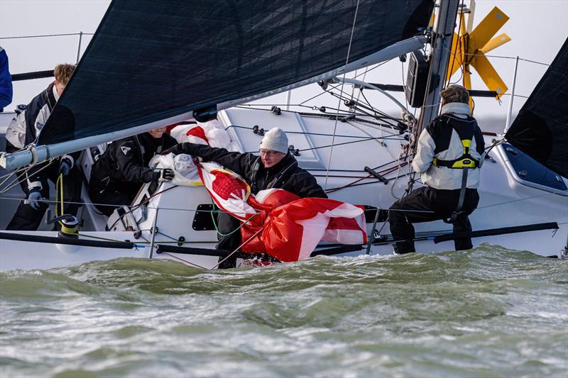 Hamble Winter Series 2025 Race Week 7 photo copyright Martin Allen Photography taken at Hamble River Sailing Club and featuring the IRC class