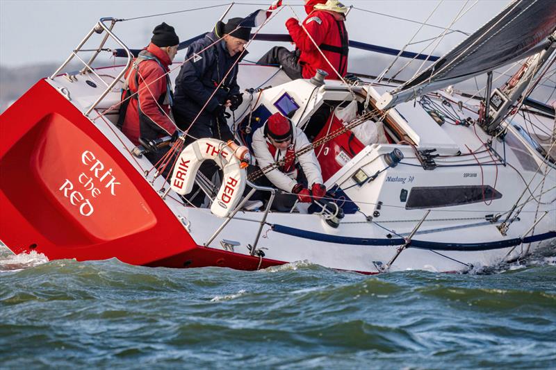 Erik The Red - Hamble Winter Series 2025 Race Week 7 - photo © Martin Allen Photography