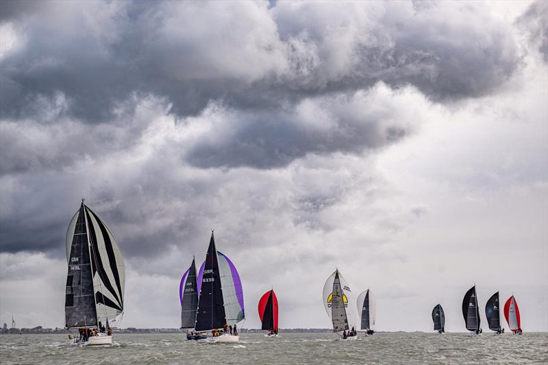 Hamble Winter Series 2025 Race Week 7 photo copyright Martin Allen Photography taken at Hamble River Sailing Club and featuring the IRC class