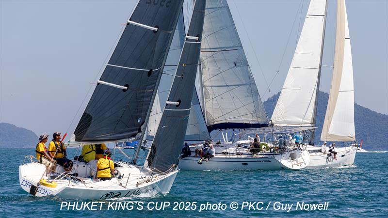 37th Phuket King's Cup 2025. Threading the needle photo copyright Guy Nowell / Phuket King's Cup taken at Royal Varuna Yacht Club and featuring the IRC class