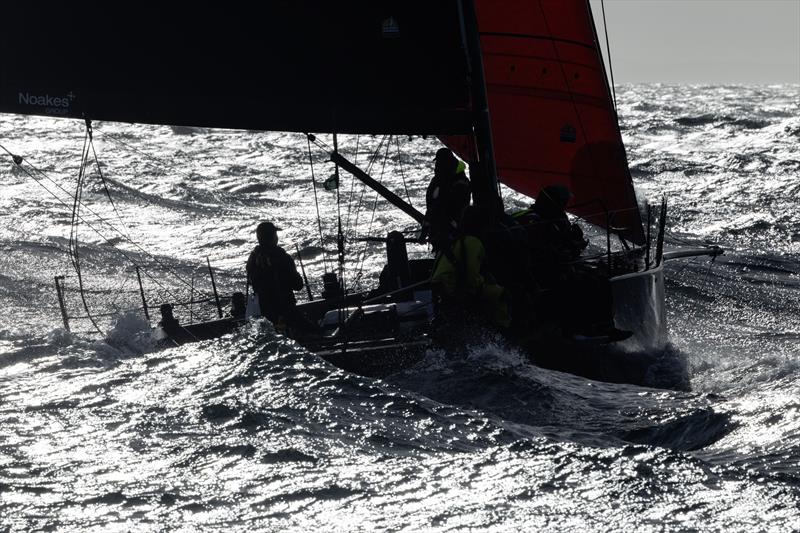 Back 2 Black (AUS)  - Rounding Tasman Island - Rolex Sydney Hobart Race - December 29, 2025 - photo © Andrea Francolini