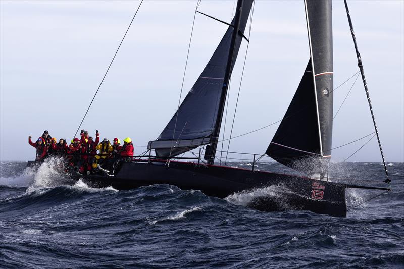Scarlet Runner (AUS) - Rounding Tasman Island - Rolex Sydney Hobart Race - December 29, 2025 - photo © Andrea Francolini