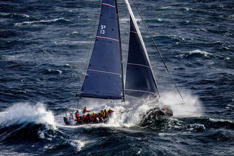 Scarlet Runner (AUS) - Rounding Tasman Island - Rolex Sydney Hobart Race - December 29, 2025 - photo © Kurt Arrigo