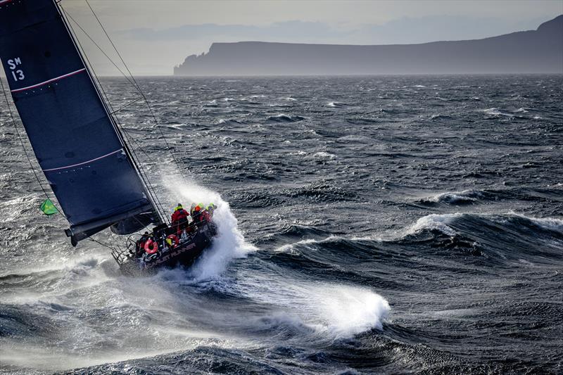 Scarlet Runner (AUS) - Rounding Tasman Island - Rolex Sydney Hobart Race - December 29, 2025 - photo © Kurt Arrigo