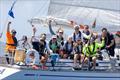 Eira crew celebrate - RORC Caribbean 600 2025 - finish line day 5