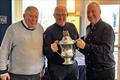 Chris Horrigan receives the Peter Huntley Memorial Trophy - Howth Brass Monkeys Spring Series