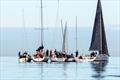 Waiting for breeze some crews enjoyed a friendly raft up - 2026 Australian Women's Keelboat Regatta Day 2 &copy; Andrea Francolini / AWKR