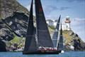 Guy Gillon's Khumbu leads the field on the water as the finishing-line beckons for the 704 nautical-mile Round Ireland Race &copy; David Branigan / Oceansport