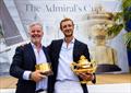 Peter Harrison (Jolt 3) & Pierre Casiraghi (Jolt 6) celebrate Yacht Club de Monaco's historic victory in the 2025 Admiral's Cup &copy; Arthur Daniel / RORC