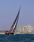 Charging TNT Racing is pictured picking up pace on day two of the 49th running of MSC Week hosted by Point Yacht Club. Skipper Tony Norris and his visiting team from Cape Town sailed superbly in the light conditions offshore of Durban &copy; David Knox-Whitehead