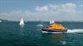 The Armada Cup fleet sets off from Plymouth - RNLI Lifeboat saluting the fleet &copy; Oli Dickinson / www.differentview.co.uk