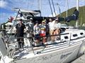 The crew of First 36.7 Blueprint - ready for another great day on the water in the BVISR &copy; BVI Spring Regatta