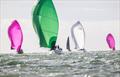 Solent Super Series Round 1 - RORC Griffin leading the fleet downwind &copy; Patrick Condy / PKC Media