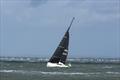 Beetle (Sun Fast 3200) finishing Race 2 with a deep reef - Solent Super Series round 2 at Yarmouth &copy; John Green