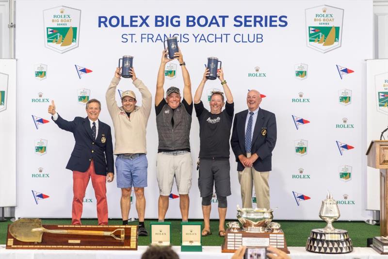 Rolex Big Boat Series podium - photo © St. Francis Yacht Club