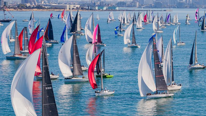 Holiday Inn & Suites Geelong Passage Race at the Festival of Sails 2026 photo copyright Salty Dingo taken at Royal Geelong Yacht Club and featuring the IRC class