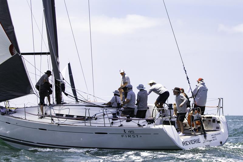 Reverie revelled in the conditions - Festival of Sails photo copyright Sunset Media - @sailorgirlhq taken at Royal Geelong Yacht Club and featuring the IRC class