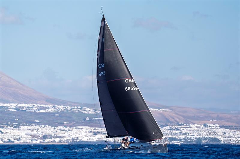 J/125 Jackknife at the start in Lanzarote photo copyright James Mitchell / RORC taken at Royal Ocean Racing Club and featuring the IRC class