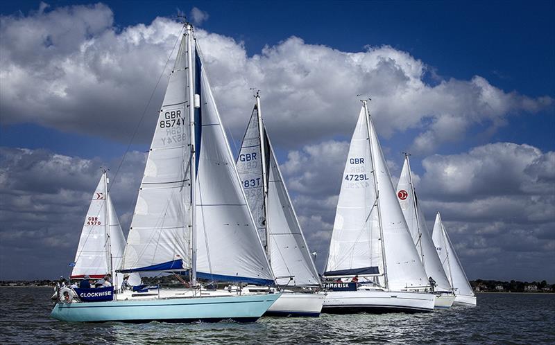 White Sail Start - Mersea Week - photo © Chrissie Westgate