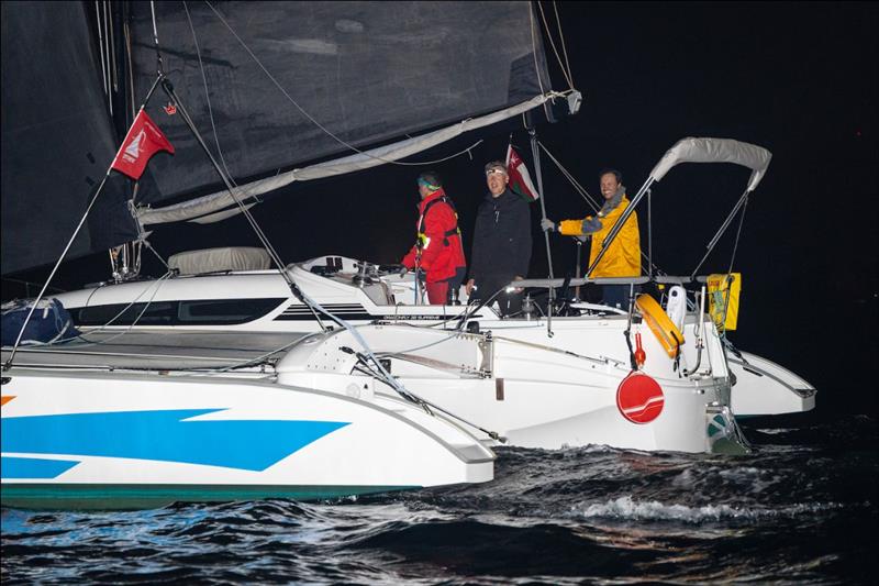 Layla 22 was the third multihull in Muscat - Aramex Dubai to Muscat Offshore Race day 5 - photo © Mikey Brignall / DOSC