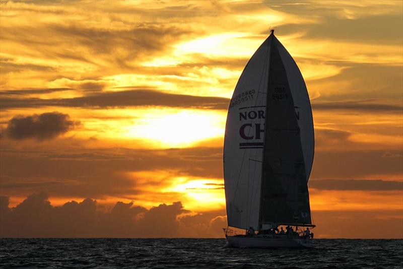 RORC Caribbean 600, 2012. Northern Child sailing into the Sunset - photo © Tim Wright / Photoaction.com