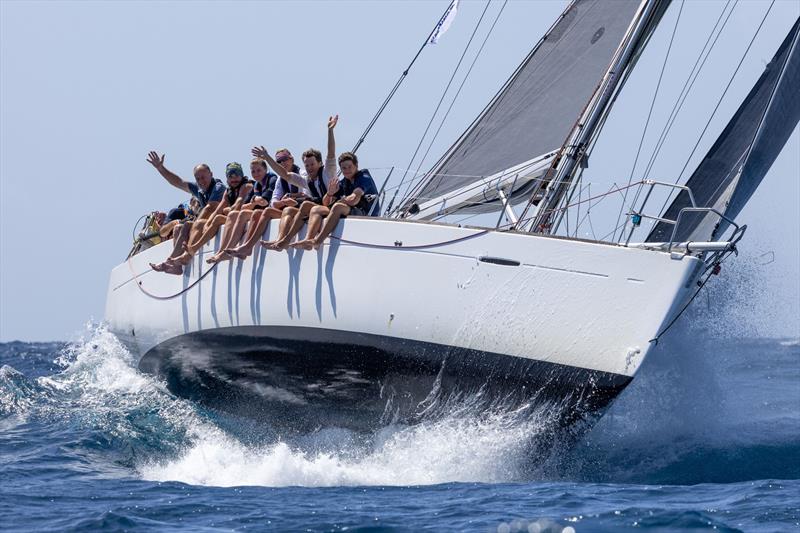 Venturoso - RORC Caribbean 600 2025 - finish line day 5 photo copyright Tim Wright / Photoaction.com taken at Royal Ocean Racing Club and featuring the IRC class