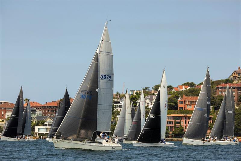 Sydney Harbour Open Division 1 start - Nautilus Marine Insurance Sydney Harbour Regatta photo copyright Andrea Francolini / MHYC taken at Middle Harbour Yacht Club and featuring the IRC class