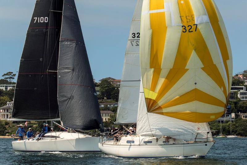 Zeus II (with kite) - Nautilus Marine Insurance Sydney Harbour Regatta photo copyright Marg Fraser-Martin taken at Middle Harbour Yacht Club and featuring the IRC class