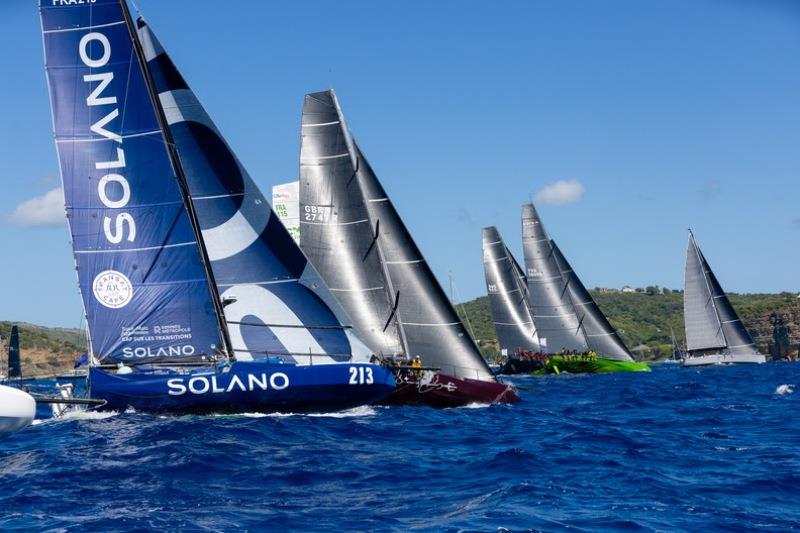 Robin Follin's Solano (FRA) at the start - photo © Arthur Daniel / RORC