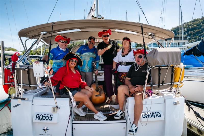 Dress up is part of the fun - as the pirates on La Quinta - SeaLink Magnetic Island Race Week photo copyright Revolution Production taken at Townsville Yacht Club and featuring the IRC class