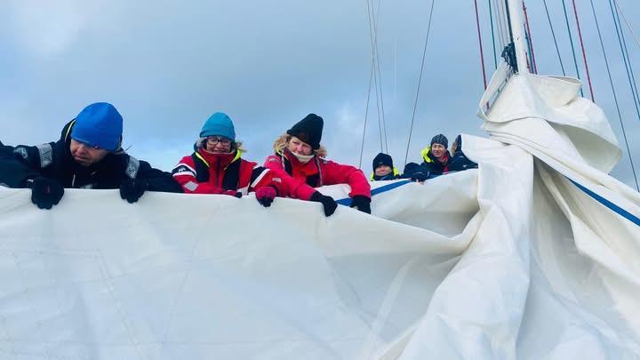 24 female sailors from Christchurch Sailing Club sail with the Tallships Youth Trust photo copyright Clare de la Feuillade taken at Christchurch Sailing Club and featuring the IRC class