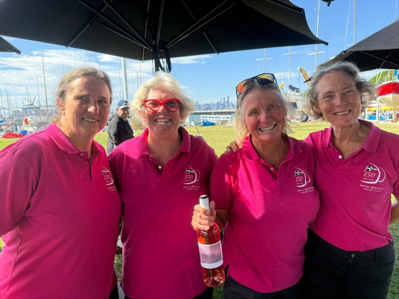 Val Hodge Trophy Line Honours and 1st AMS Serious Yahoo crew - photo © Vanessa Twigg