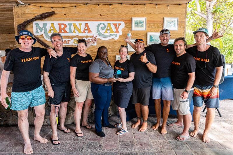 Swiss crew on Benedikt Clauberg's First 47.7 Kali - 2026 BVI Spring Regatta & Sailing Festival photo copyright Tidal Pulse / Andrea Azzopardi taken at Royal BVI Yacht Club and featuring the IRC class