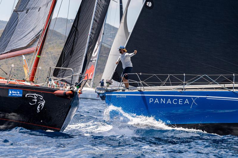 Mount Gay Race Day - 2026 BVI Spring Regatta & Sailing Festival photo copyright Tidal Pulse / Andrea Azzopardi taken at Royal BVI Yacht Club and featuring the IRC class