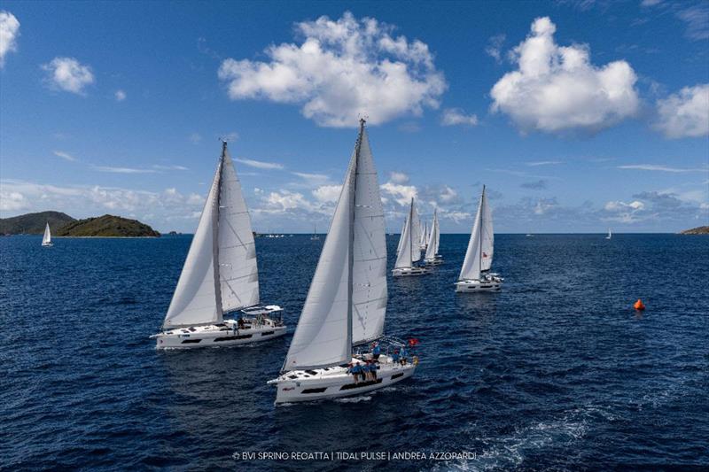 A competitive Bareboat fleet at 2026 BVI Spring Regatta & Sailing Festival - photo © Tidal Pulse / Andrea Azzopardi