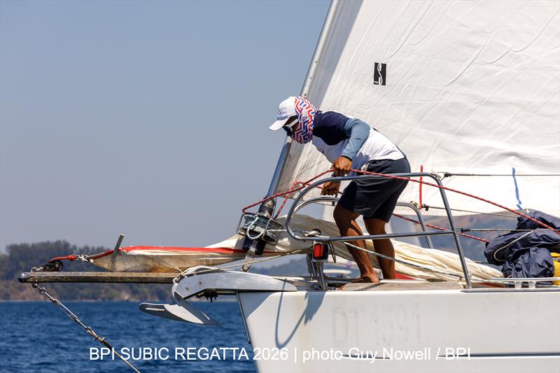 Feeding the tack. BPI Series 2026, Subic Regatta - photo © Guy Nowell / BPI