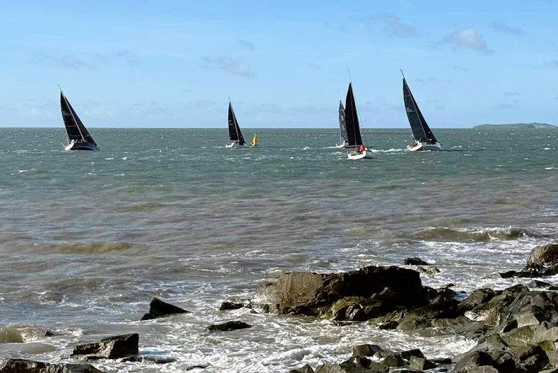 A good view of the start of the first coastal race - Easter 2026 at Pwllheli - photo © Michelle Jones