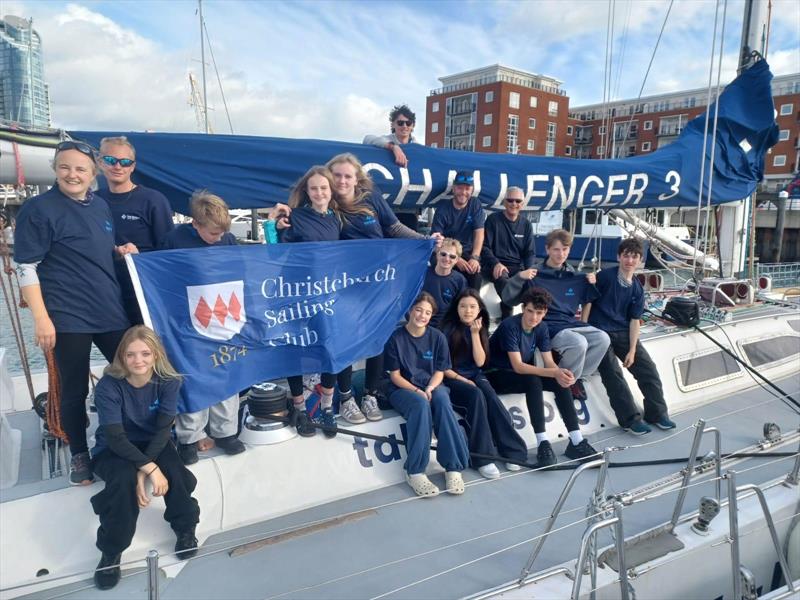 Christchurch Sailing Club Junior Fundraising Mission to compete in the RORC Cervantes Trophy Race photo copyright Lindsey Rayner taken at Christchurch Sailing Club and featuring the IRC class