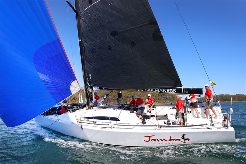 Jambo Div 1 winners - 2026 Sail Port Stephens Commodores Cup Passage Series photo copyright Promocean Media taken at Newcastle Cruising Yacht Club and featuring the IRC class