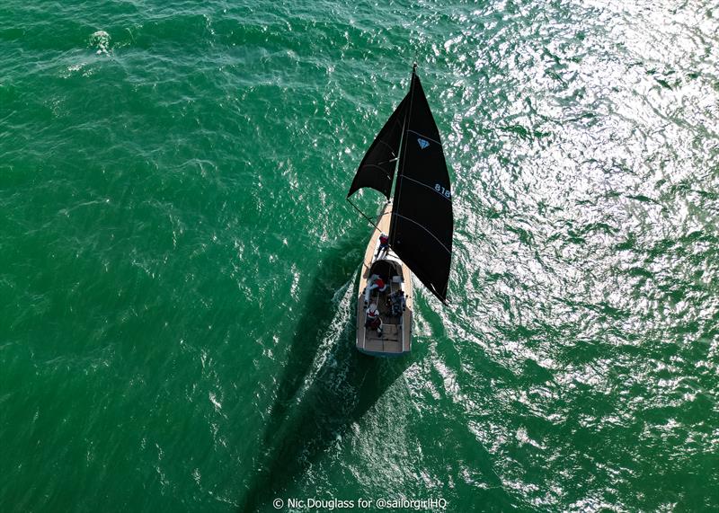 Blackadder took the win in the Cruising division at Brisbane Race Week 2026 photo copyright Nic Douglass for @sailorgirlHQ taken at Royal Queensland Yacht Squadron and featuring the IRC class