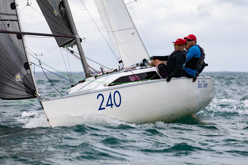 Tool Time racing on the final day of Brisbane Race Week 2026 - photo © Nic Douglass for @sailorgirlHQ