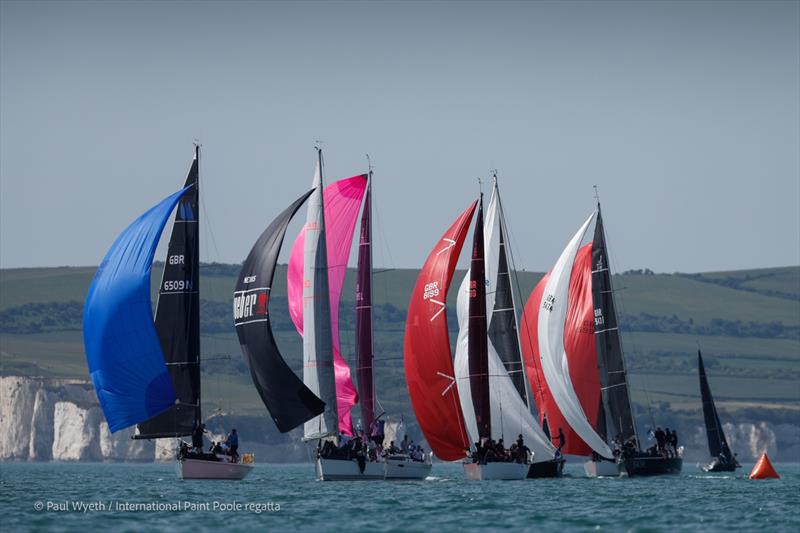 Sparkling conditions on Saturday at the International Paint Poole Regatta 2026 - photo © Paul Wyeth / www.pwpictures.com
