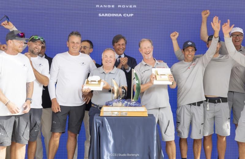 Ino Veritas and Garm teams, winners for the RORC in the 2026 Range Rover Sardinia Cup - photo © YCCS / Studio Borlenghi
