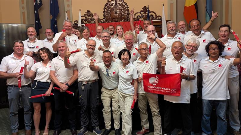 International and Australian crews from the 2025 Melbourne Osaka Cup - photo © ORCV Media