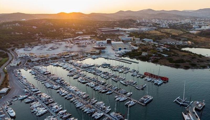 Entries are gathering now at the world-class facilities at Olympic Marine - photo © Hellenic Offshore Racing Club