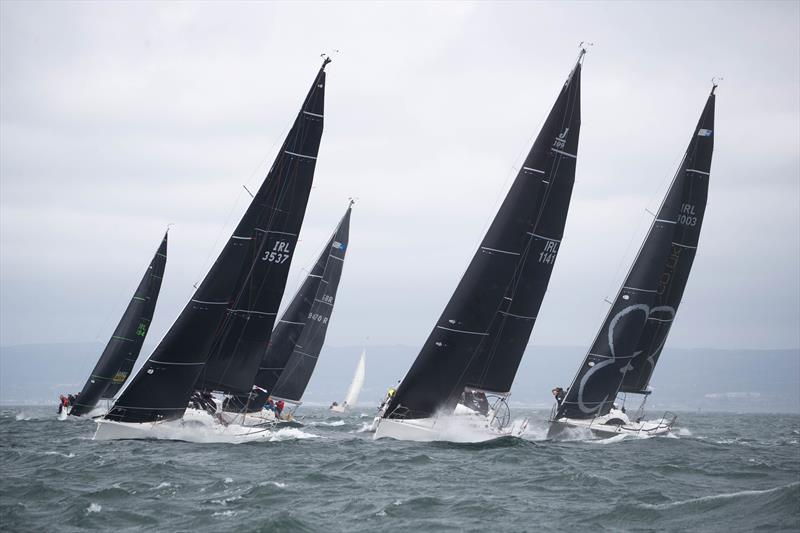 The fleet takes on the wind at the Bangor Regatta 2026 photo copyright JCP Imaging / jcpimaging.mypixieset.com taken at Royal Ulster Yacht Club and featuring the IRC class