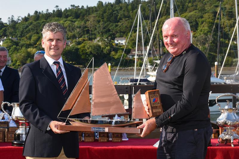 Cork Week 2026 - Niall McPhillips' Guapa receiving the Hugh Loane Trophy photo copyright Rick Tomlinson / RCYC taken at Royal Cork Yacht Club and featuring the IRC class