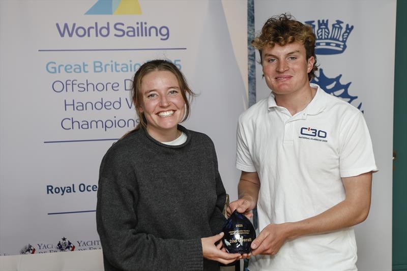 Willow Bland joins Ian Hoddle aboard the Sun Fast 3300 Sky Business – Game On, while Offshore Double-Handed World campaign teammate Zeb Fellows races aboard Kestrel - photo © Paul Wyeth / RORC