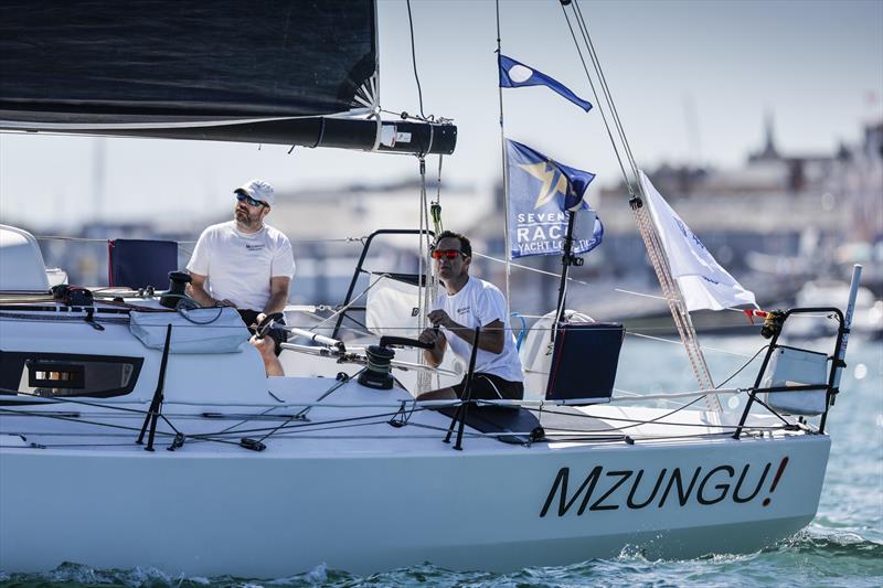 Sam White returns to the race aboard the JPK 1080 Mzungu! This time with Nathan Steffenoni in the RORC Round Britain and Ireland Race - photo © Paul Wyeth / RORC